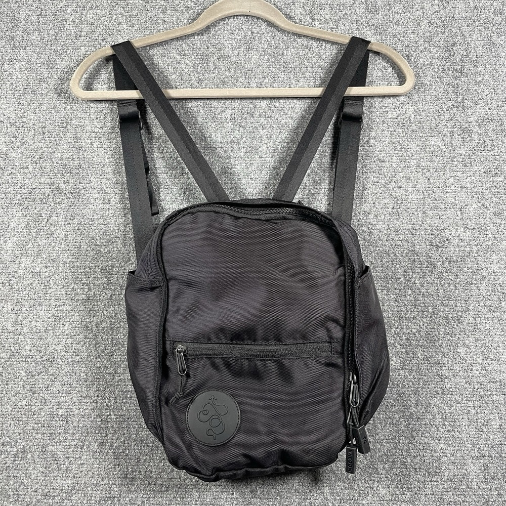 Baboon To The Moon Mini Back Pack Black 100% Nylon #2343